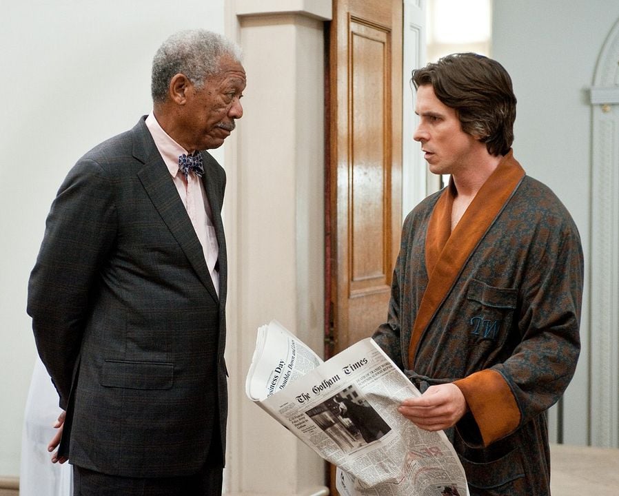 Batman - O Cavaleiro das Trevas Ressurge : Fotos Morgan Freeman, Christian Bale